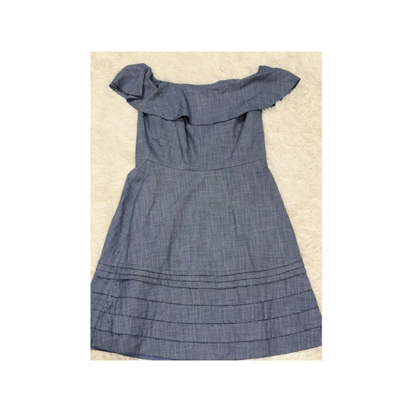 Banana Republic Dresses & Skirts - Banana Republic Chambray Off-Shoulder Dreaa - Sz. 14P (EUC)
